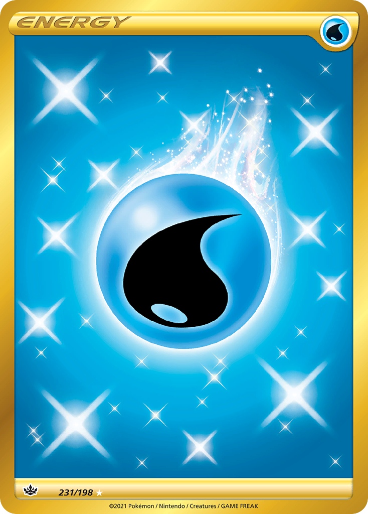 Water Energy Chilling Reign Pokemon Card