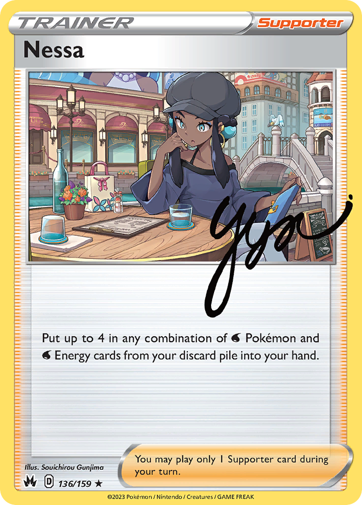 Nessa Crown Zenith Pokemon Card