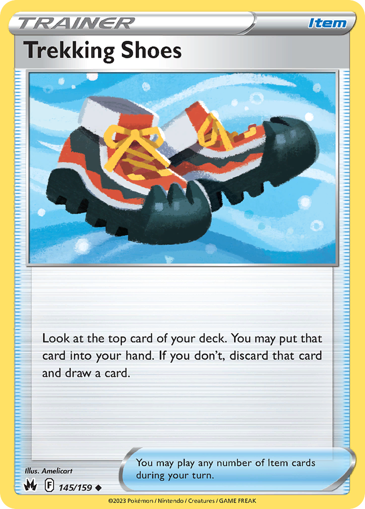 Trekking Shoes Crown Zenith Pokemon Card