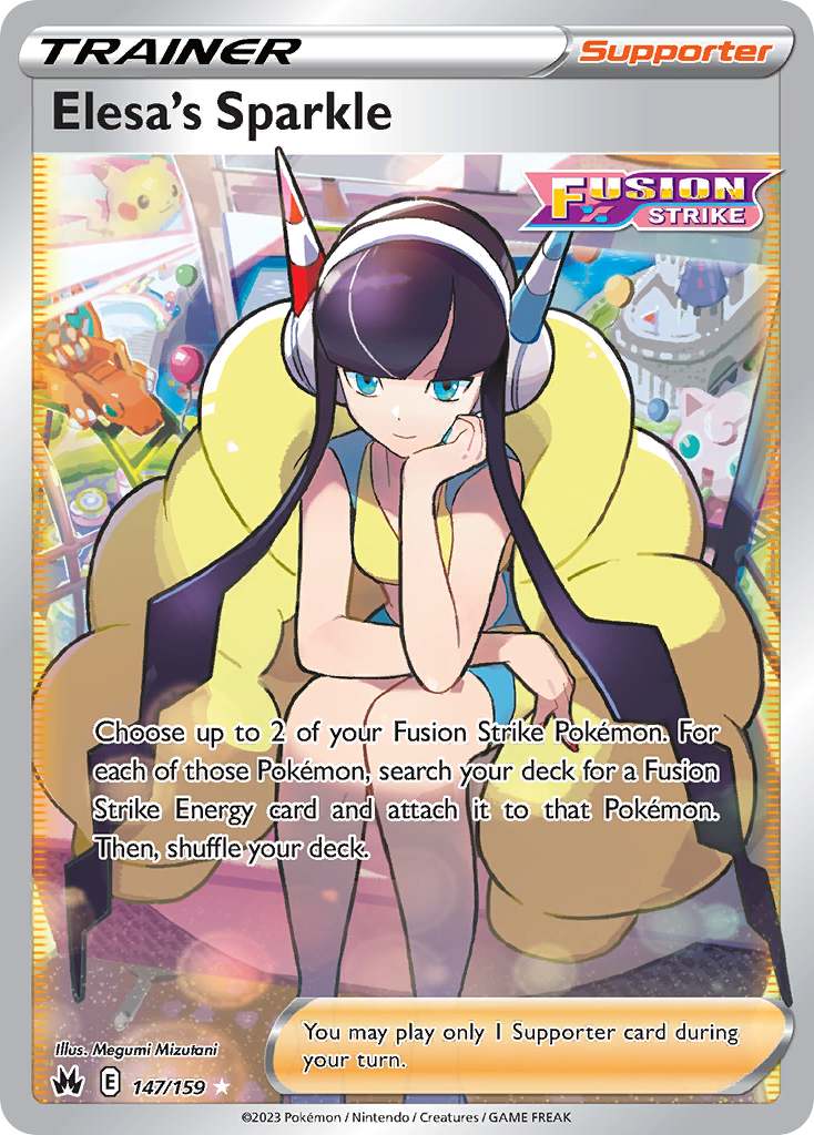 Elesa's Sparkle Crown Zenith Pokemon Card