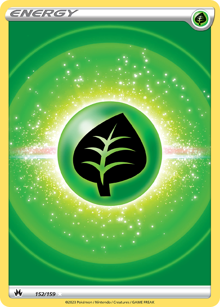 Grass Energy Crown Zenith Pokemon Card