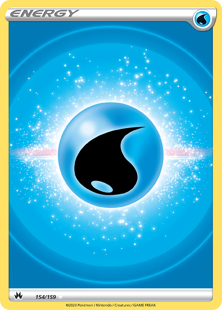Water Energy Crown Zenith Pokemon Card Pikawiz