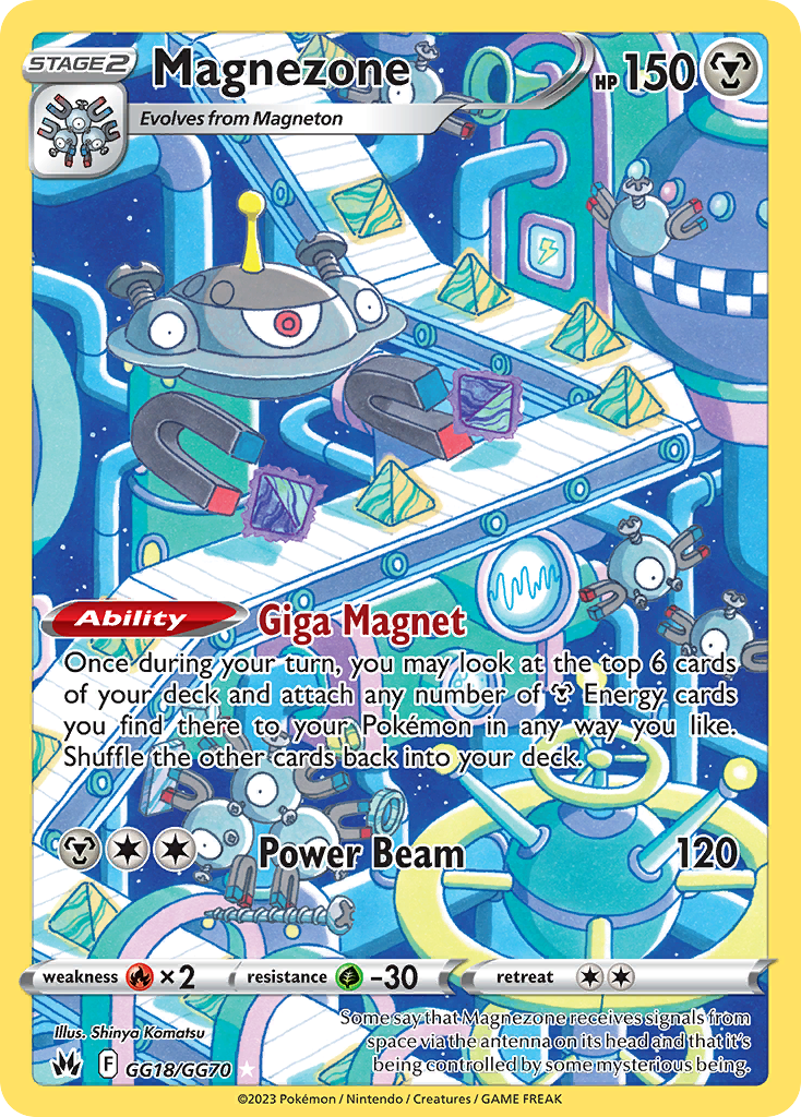 Magnezone Crown Zenith Pokemon Card