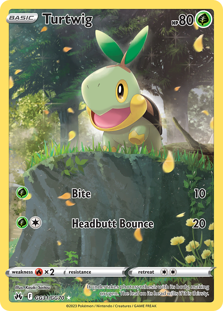 Turtwig Crown Zenith Pokemon Card