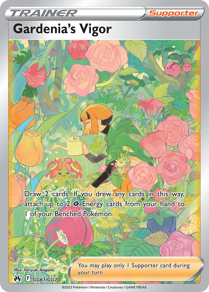 Gardenia's Vigor Crown Zenith Pokemon Card