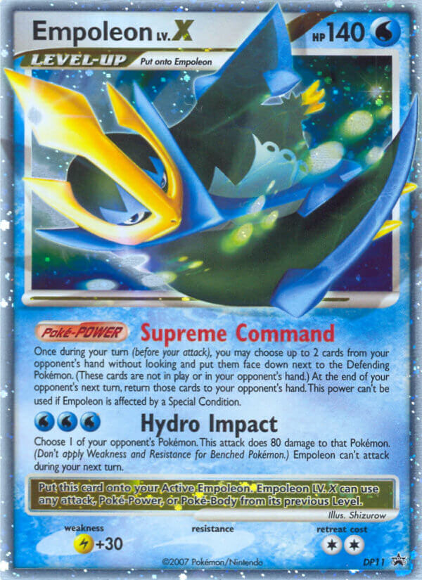 Lucario LV.X, DP Black Star Promos