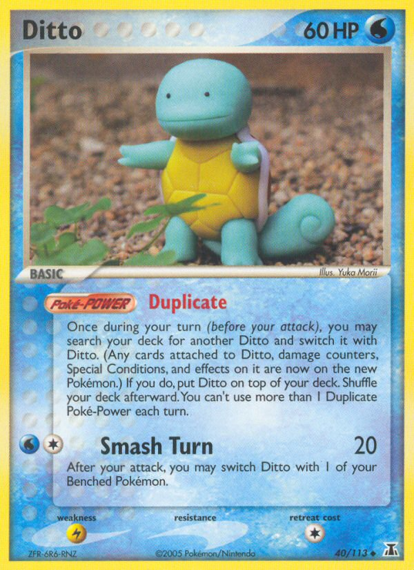 Ditto EX Delta Species Pokemon Card