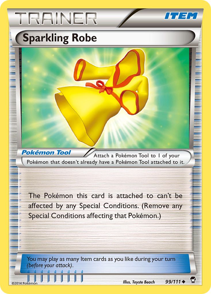 Sparkling Robe Furious Fists Pokemon Card.