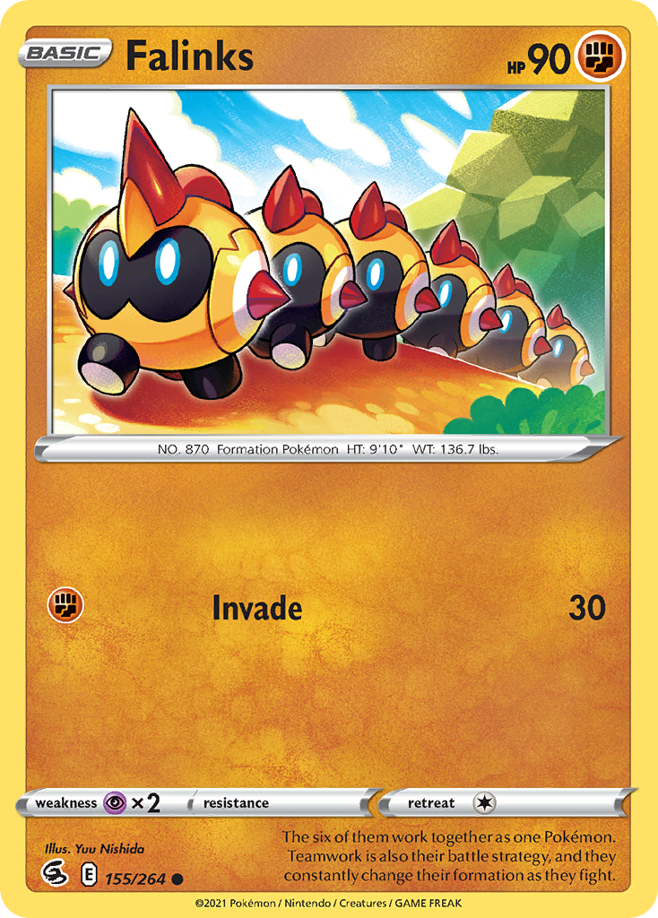 Falinks Fusion Strike Pokemon Card