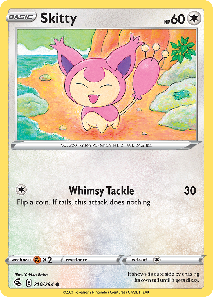 Skitty Fusion Strike Pokemon Card