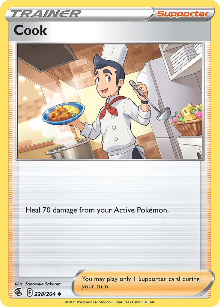 Cook Fusion Strike Pokemon Card