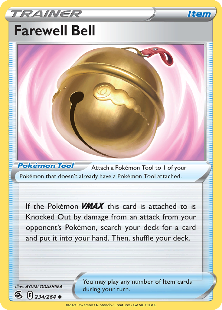 Farewell Bell Fusion Strike Pokemon Card