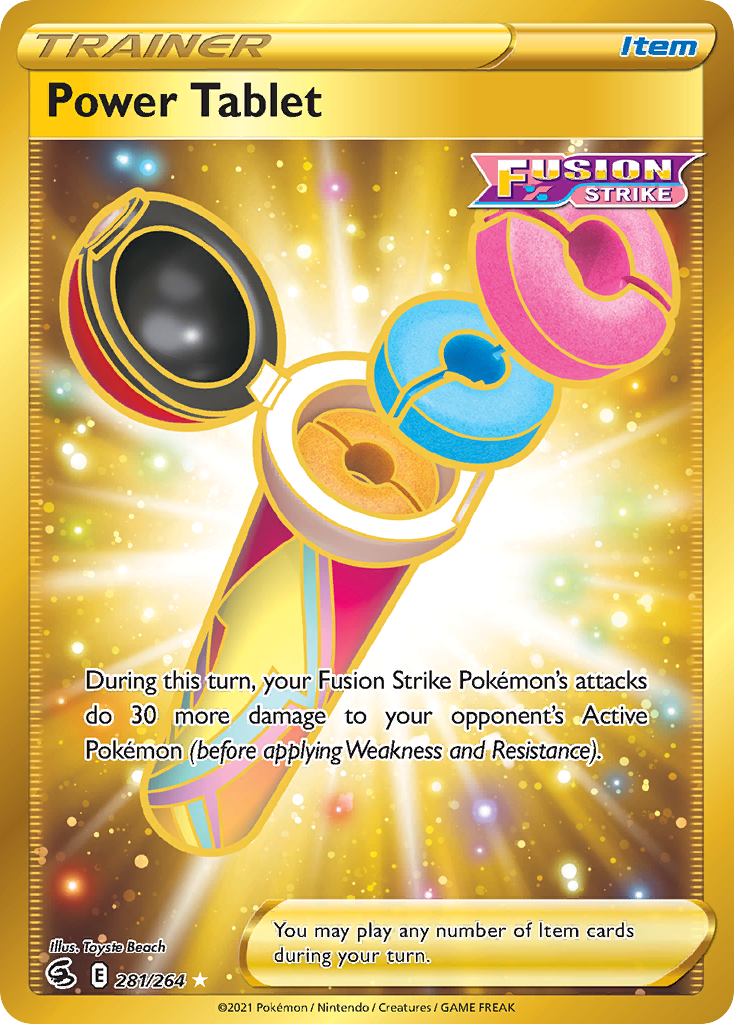 Power Tablet Fusion Strike Pokemon Card