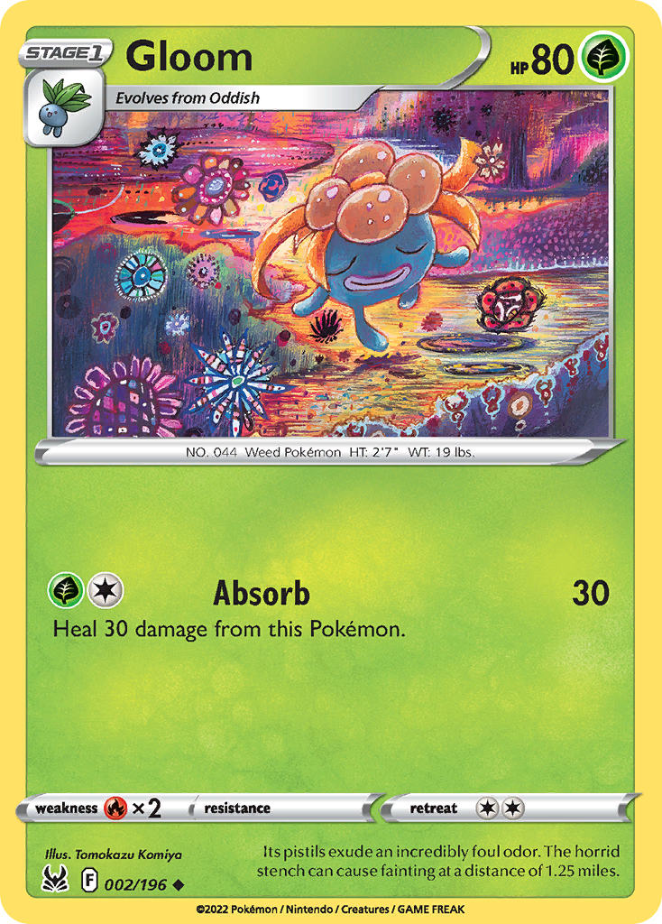Gloom Lost Origin Pokemon Card