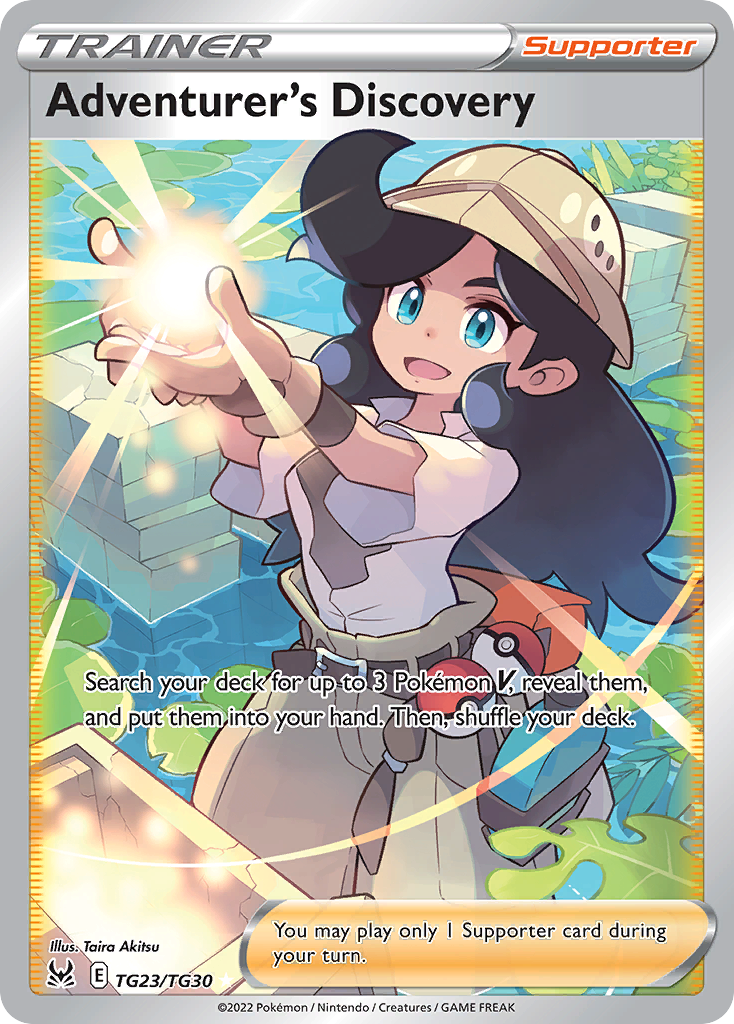 Adventurer's Discovery Lost Origin Pokemon Card