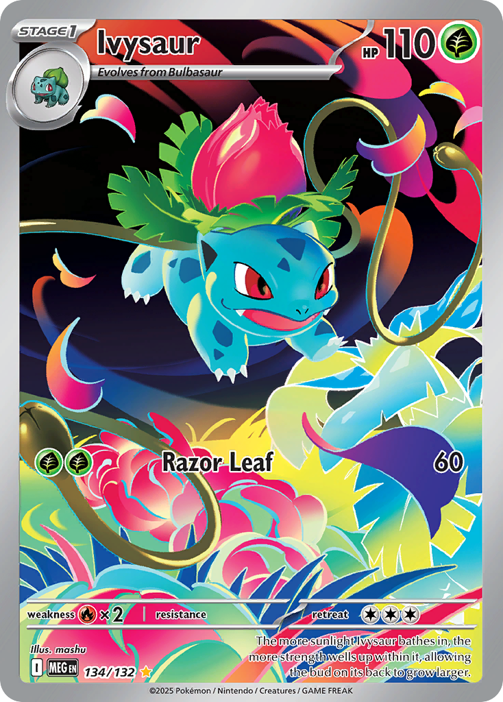Ivysaur Mega Evolution Pokemon Card | Pikawiz