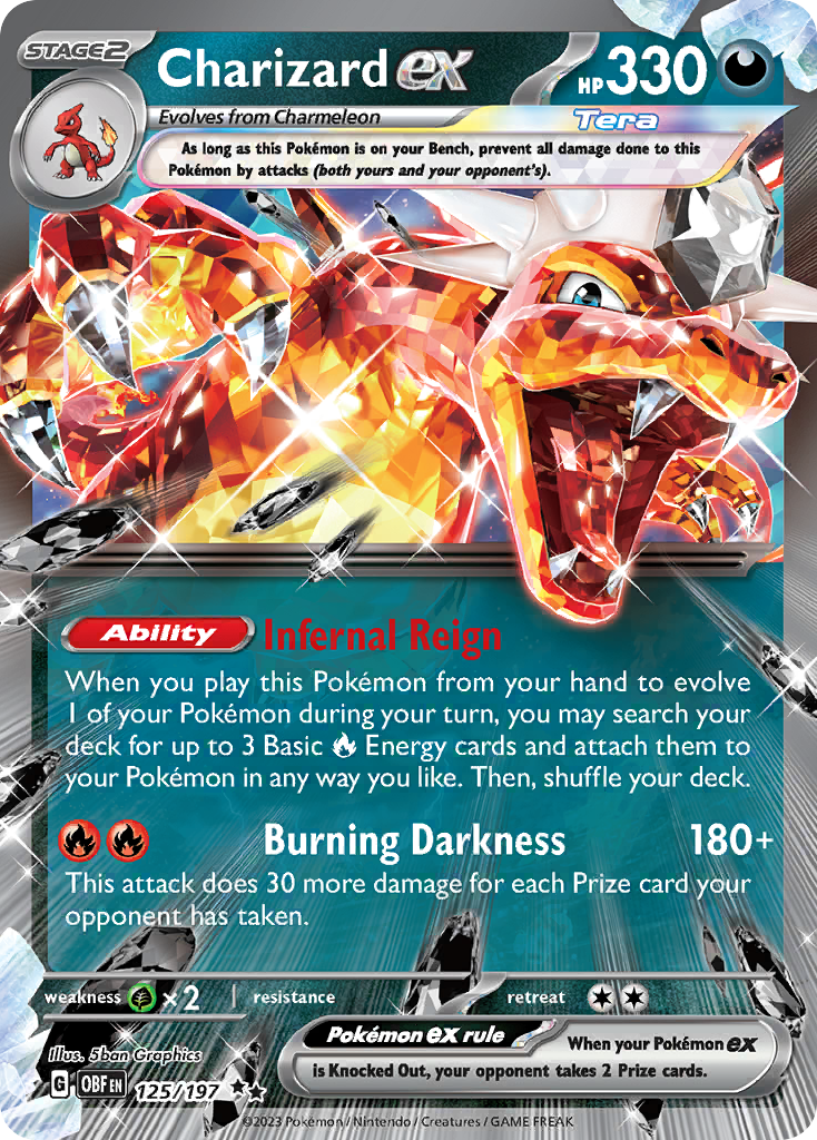 Charizard ex Obsidian Flames Pokemon Card
