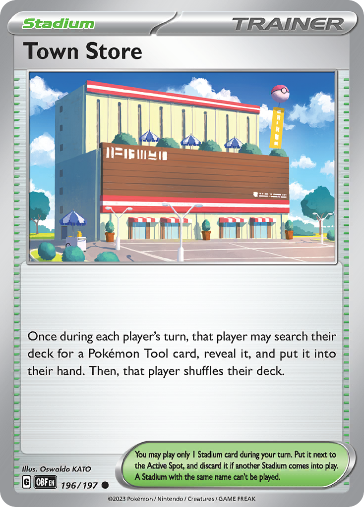 Town Store Obsidian Flames Pokemon Card