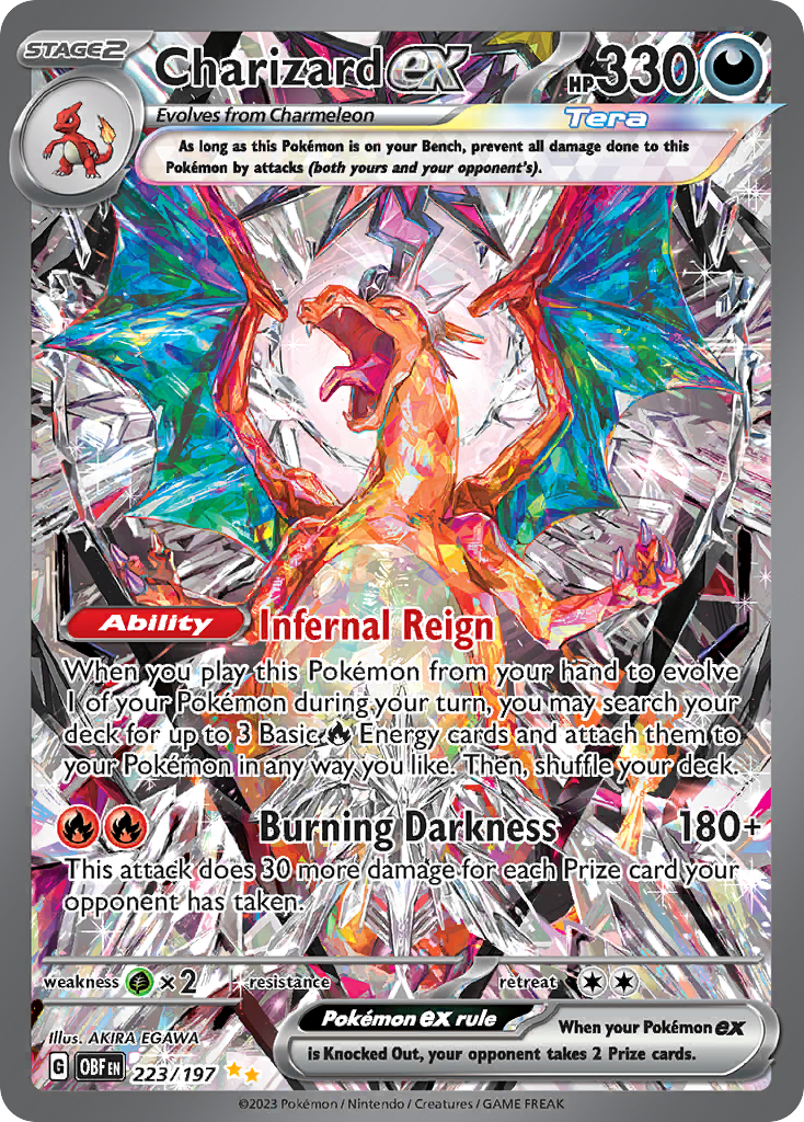 Charizard EX Obsidian Flames Pokemon Card Pikawiz