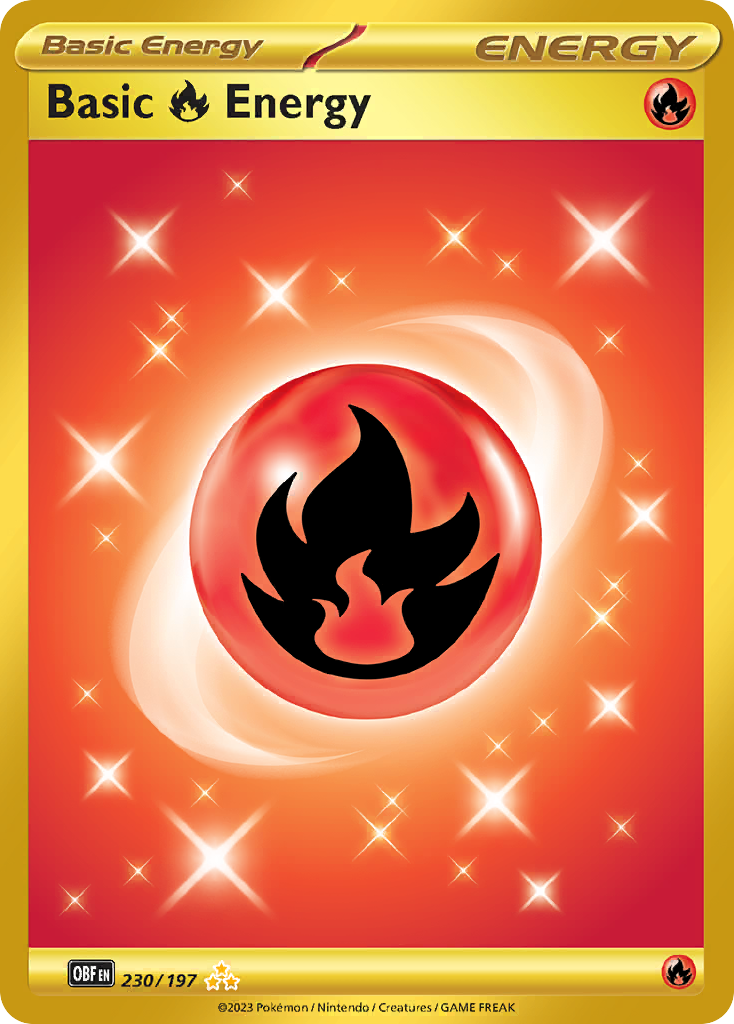 Basic Energy Obsidian Flames Pokemon Card
