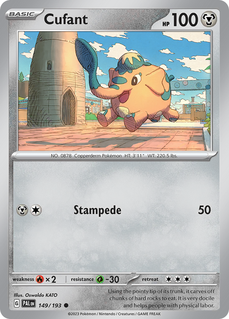 Cufant Paldea Evolved Pokemon Card