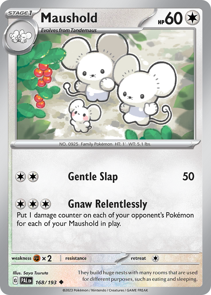 Maushold Paldea Evolved Pokemon Card
