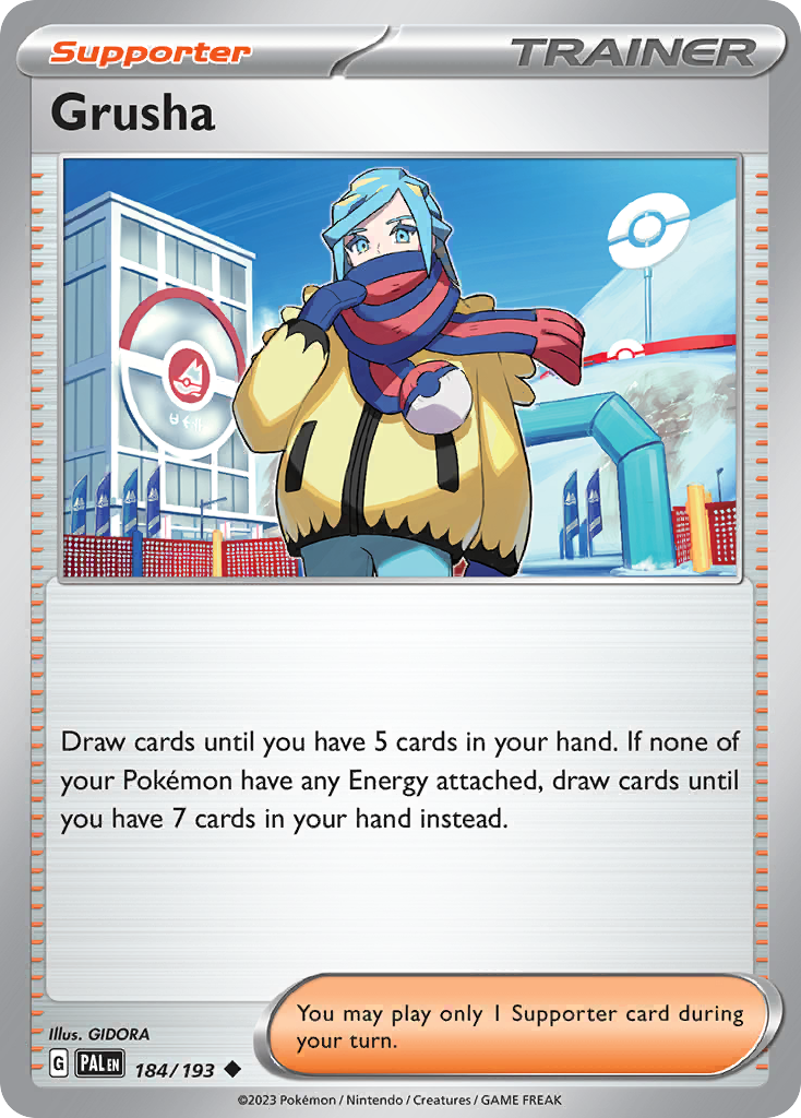 Grusha Paldea Evolved Pokemon Card