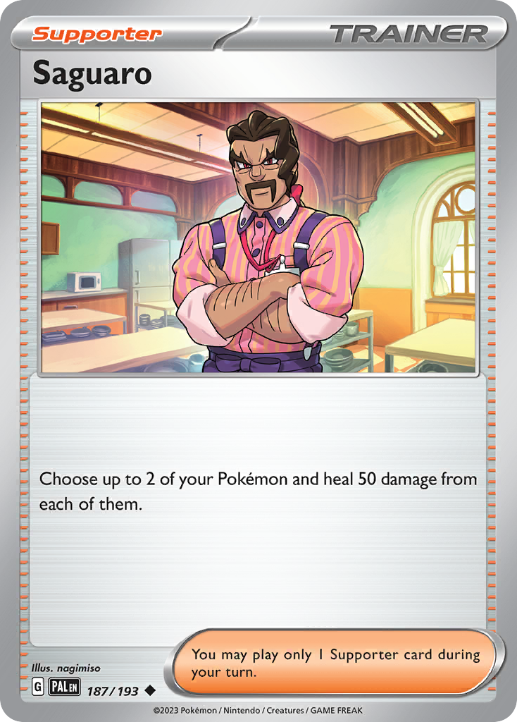 Saguaro Paldea Evolved Pokemon Card