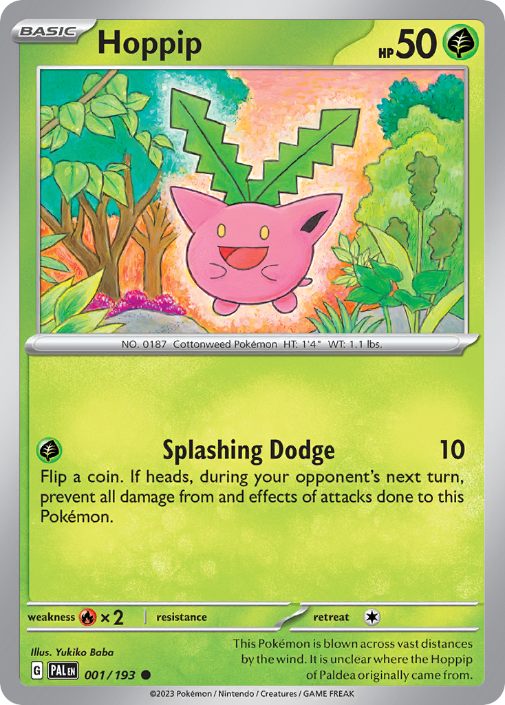 Hoppip Paldea Evolved Pokemon Card