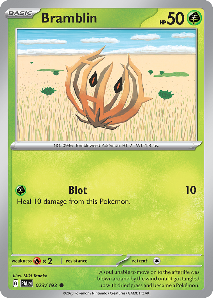 Bramblin Paldea Evolved Pokemon Card