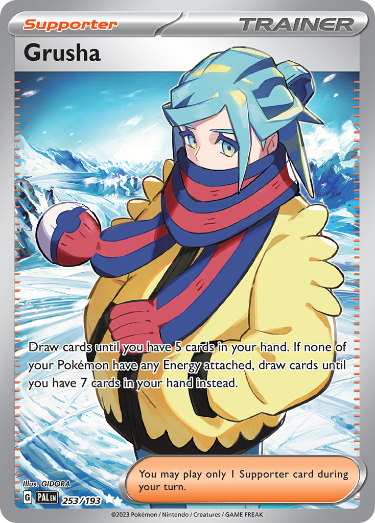 Grusha Paldea Evolved Pokemon Card
