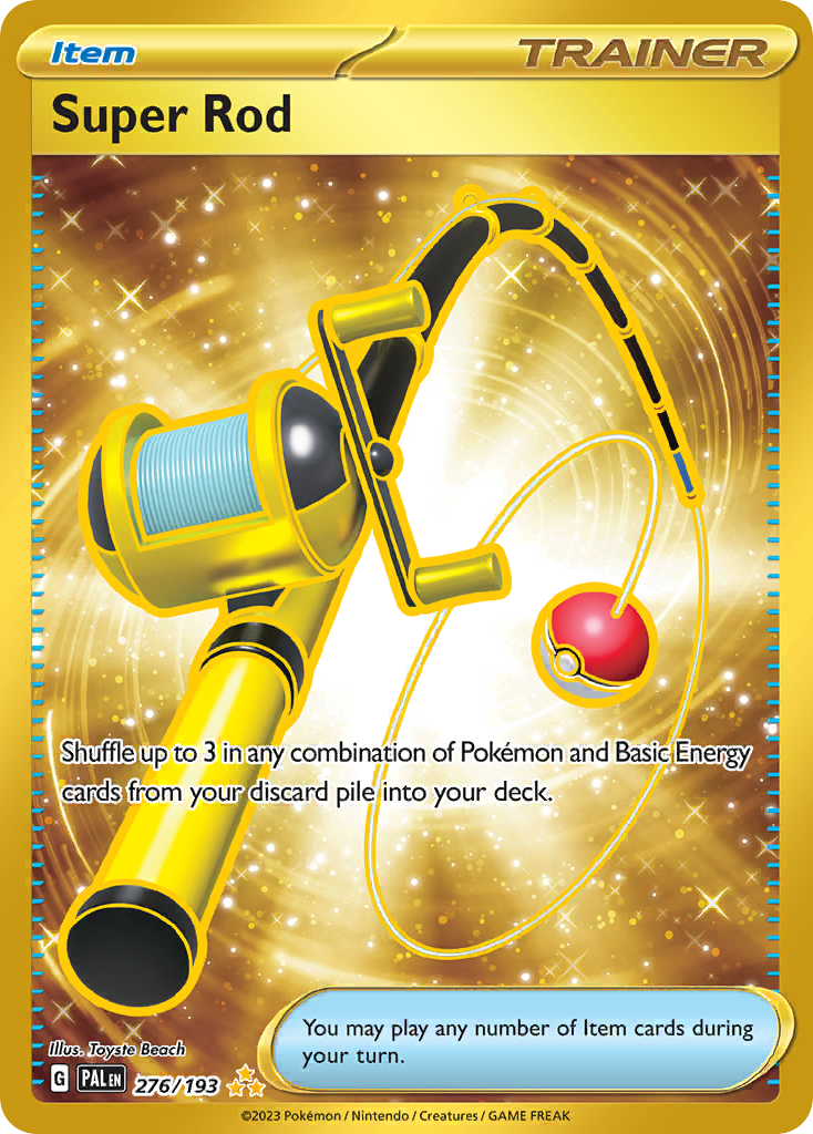 Super Rod Paldea Evolved Pokemon Card