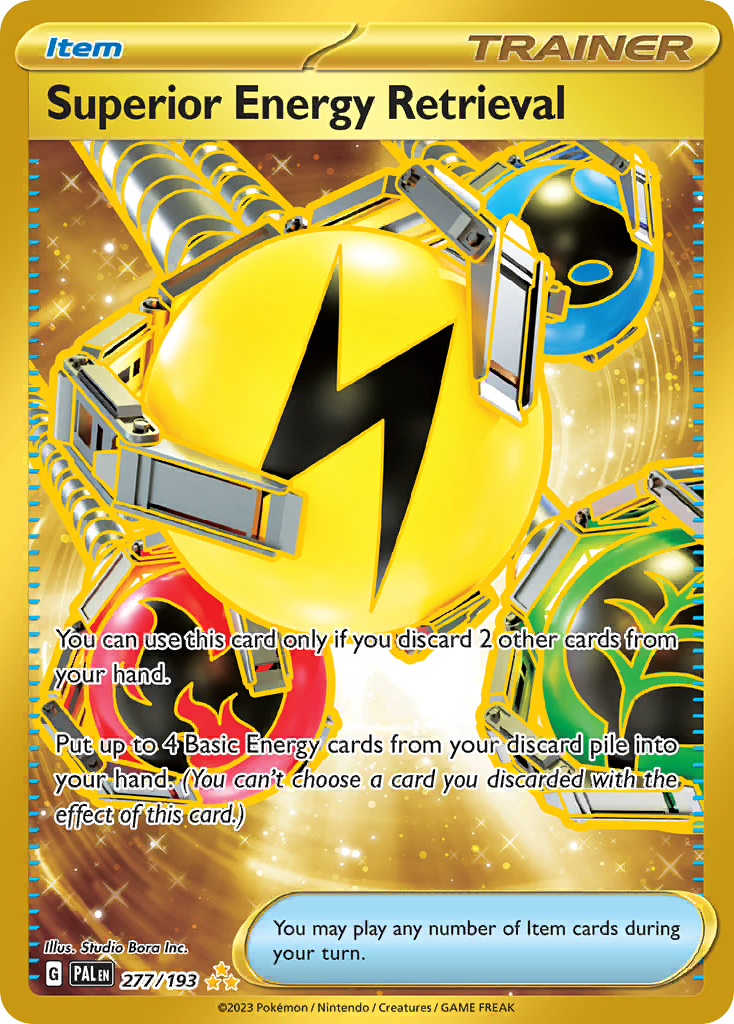Superior Energy Retrieval Paldea Evolved Pokemon Card
