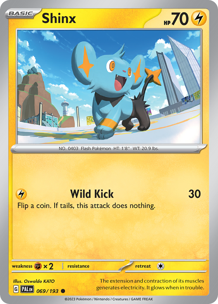 Shinx Paldea Evolved Pokemon Card