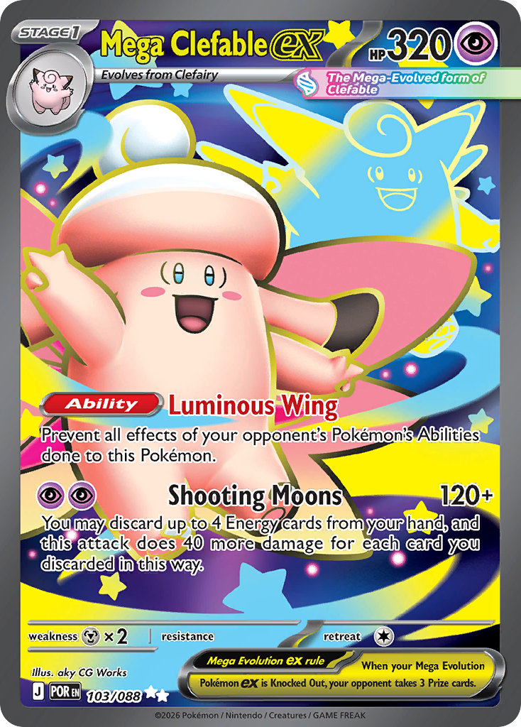 Mega Clefable EX Perfect Order Pokemon Card | Pikawiz