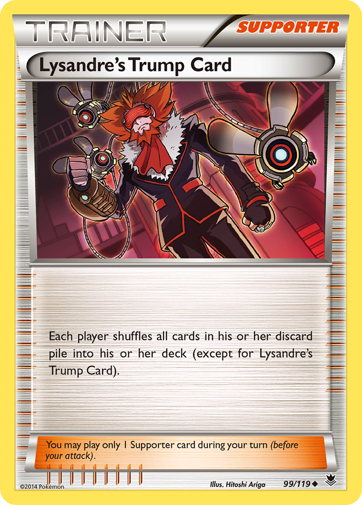Lysandre's Trump Card Phantom Forces Pokemon Card.