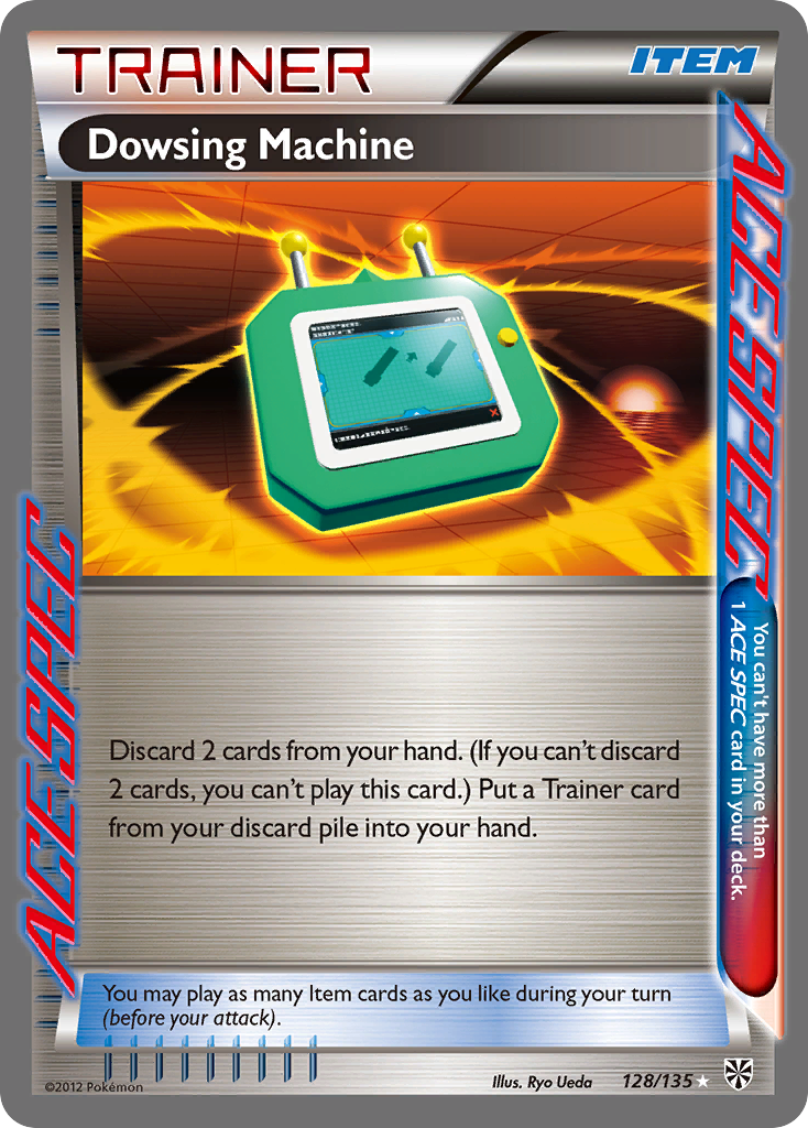 Dowsing Machine Plasma Storm Pokemon Card.