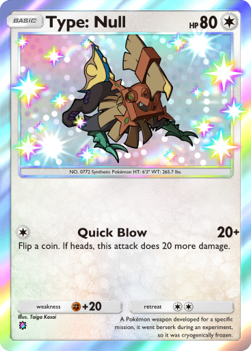 Type: Null Crimson Blaze Pokemon Pocket Card