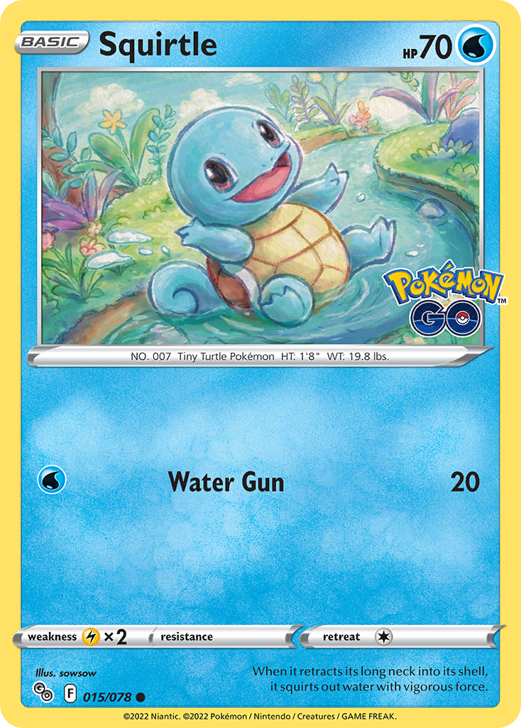 Squirtle Pokemon Card