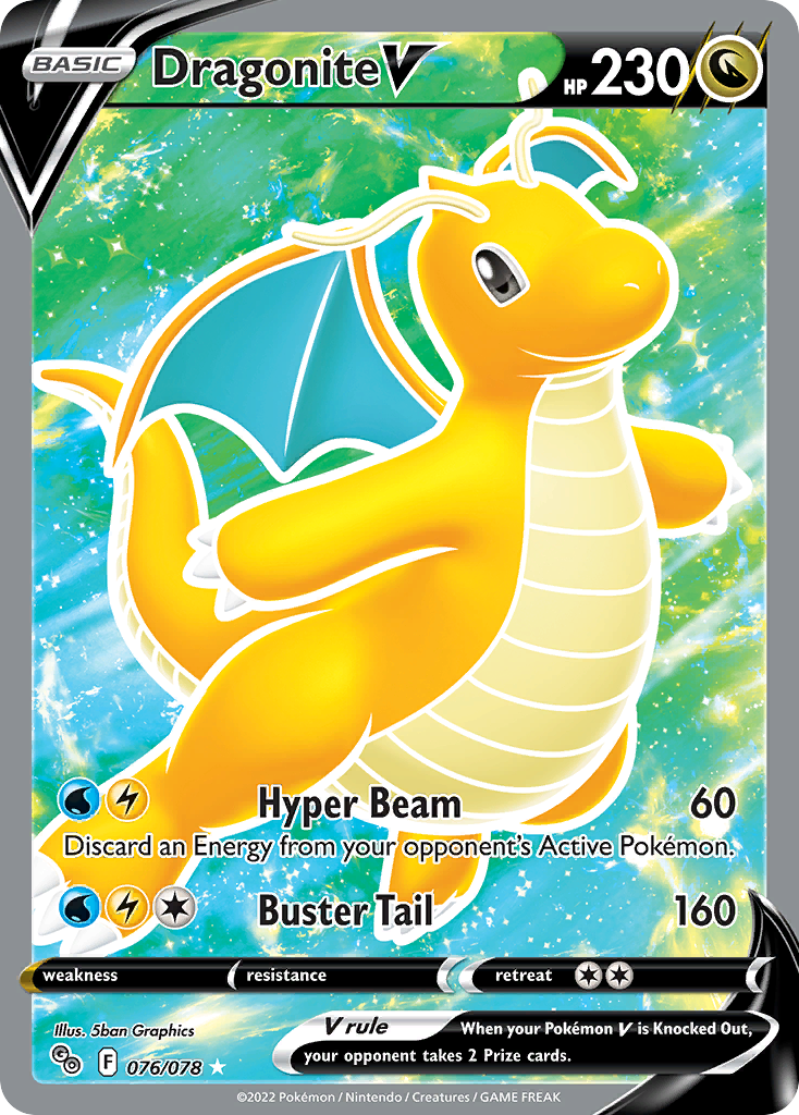 Dragonite V Pokemon Go Pokemon Card