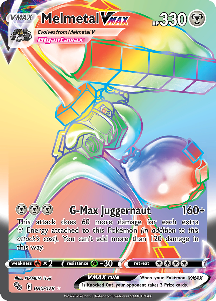 Melmetal VMAX Pokemon Go Pokemon Card