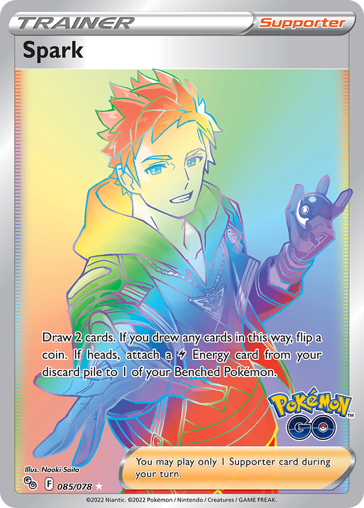 Spark Pokemon Go Pokemon Card Pikawiz 