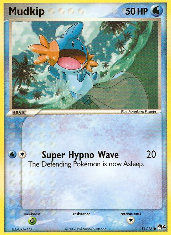 Mudkip POP Series 4 Pokemon Card.