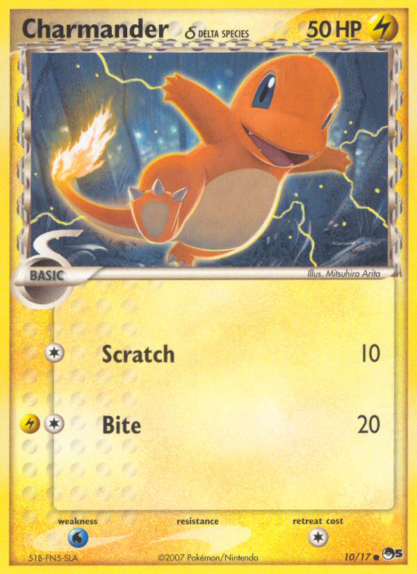 Charmander (Delta Species) POP Series 5 Pokemon Card.