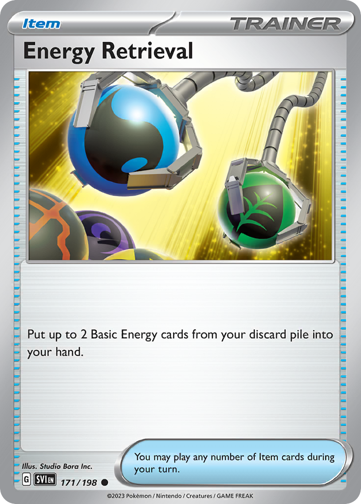 Energy Retrieval Scarlet & Violet Pokemon Card