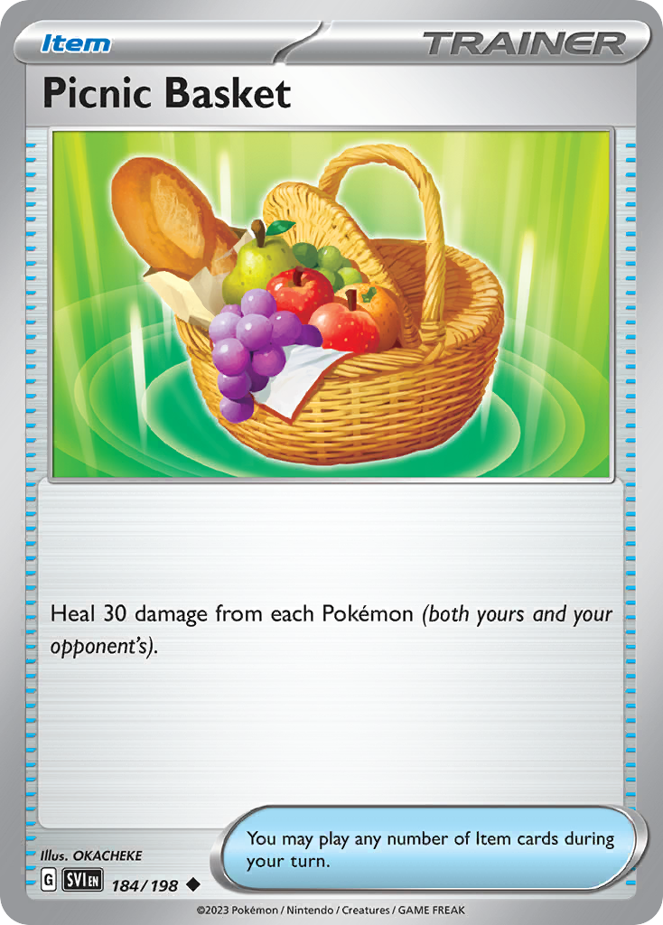Picnic Basket Scarlet & Violet Pokemon Card