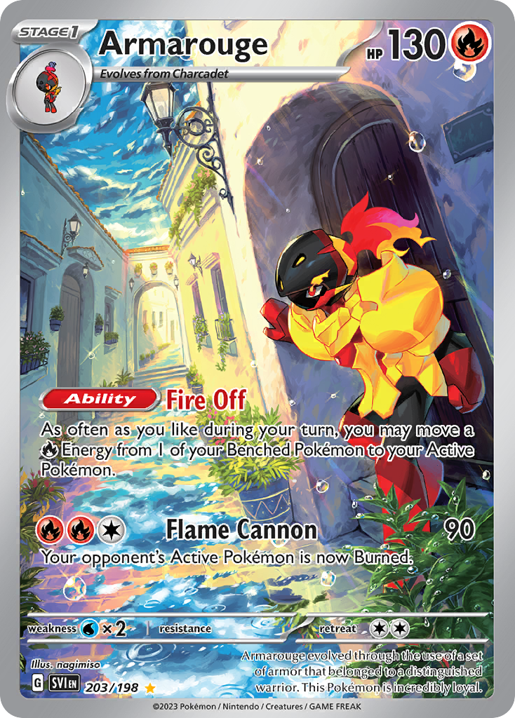 Armarouge Scarlet & Violet Pokemon Card