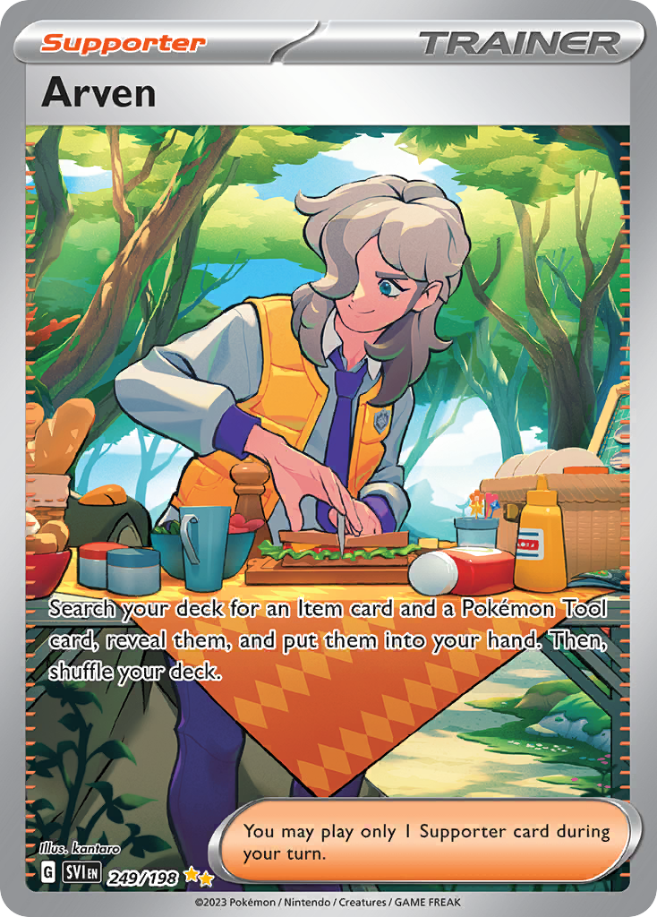 Arven Scarlet & Violet Pokemon Card