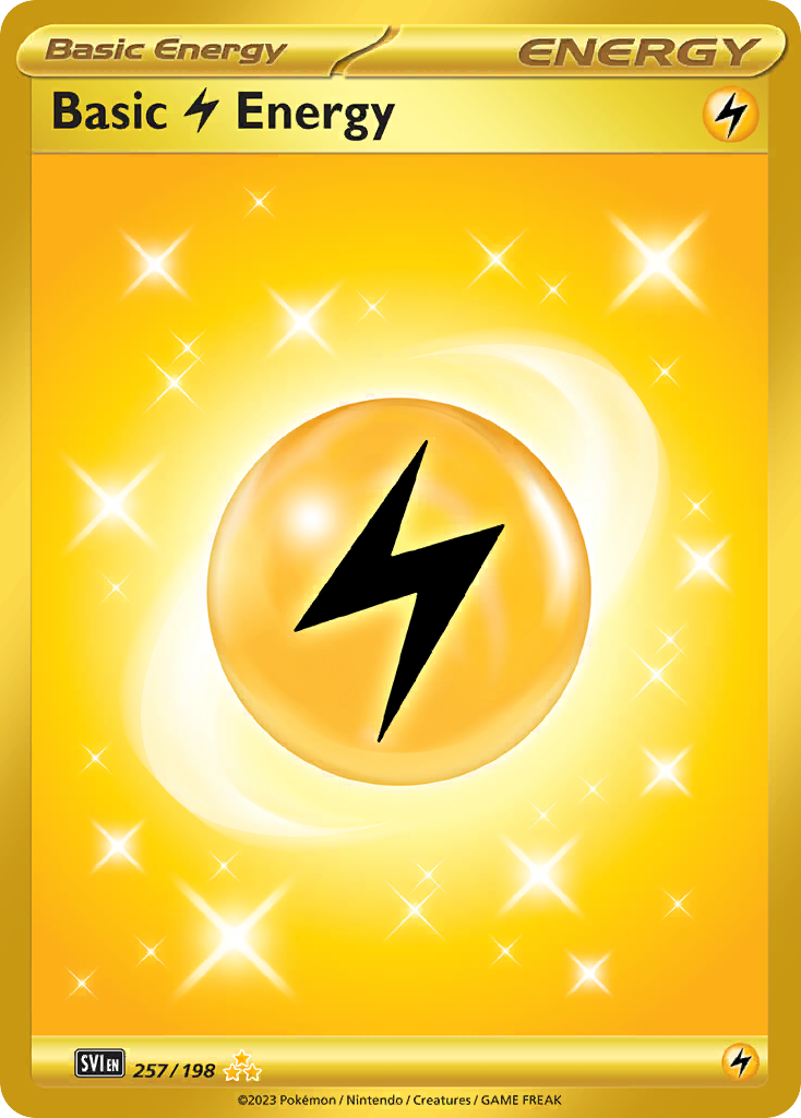 Basic Lightning Energy Scarlet & Violet Pokemon Card