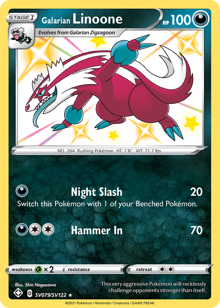 Pokemon Card Galarian Zigzagoon